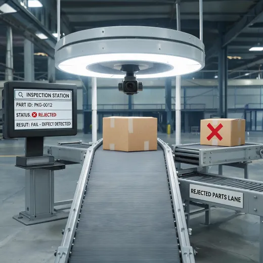 Machine vision inspection cell